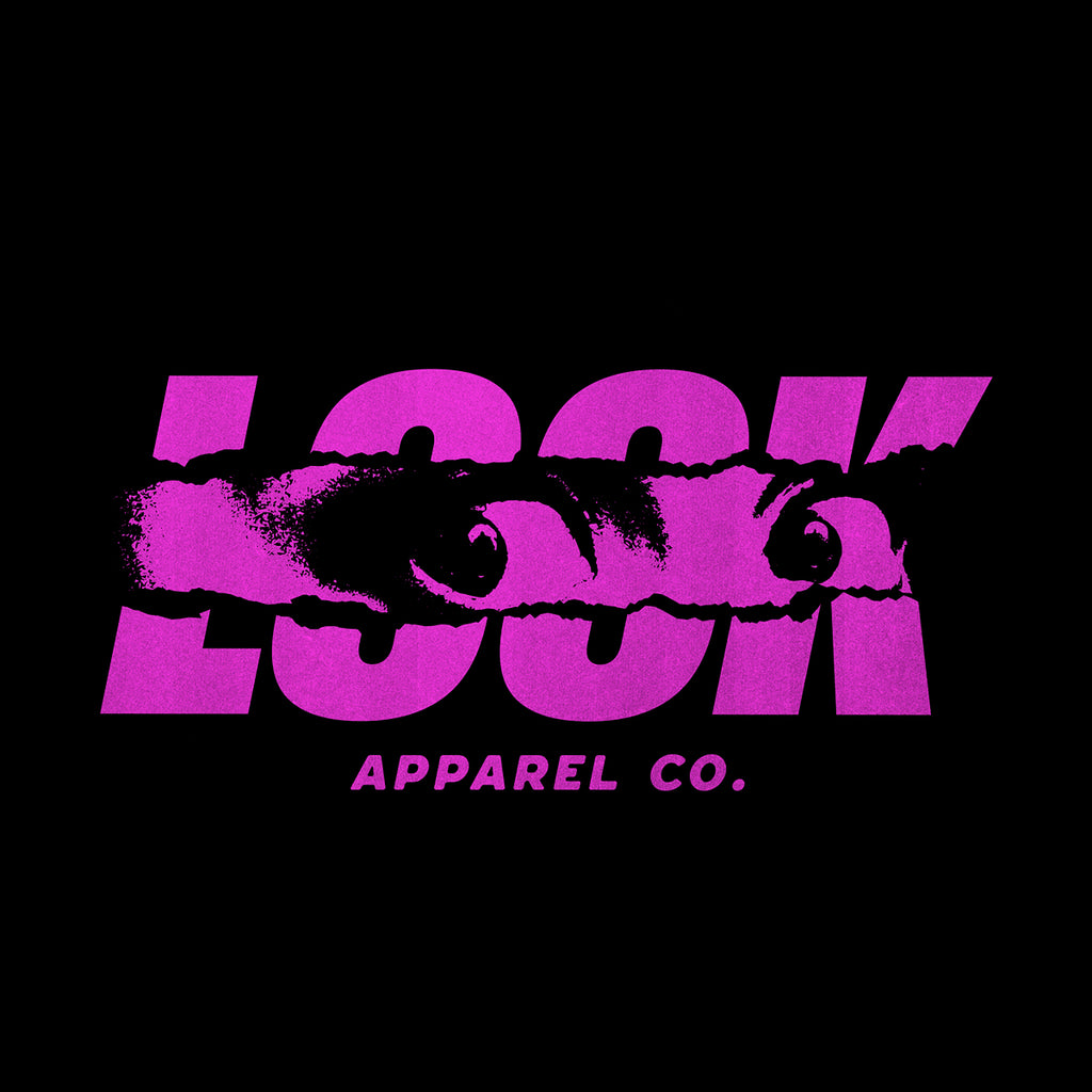 Camiseta unisex LOOK negra – Estilo urbano