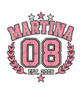 Camiseta personalizada nombre y número