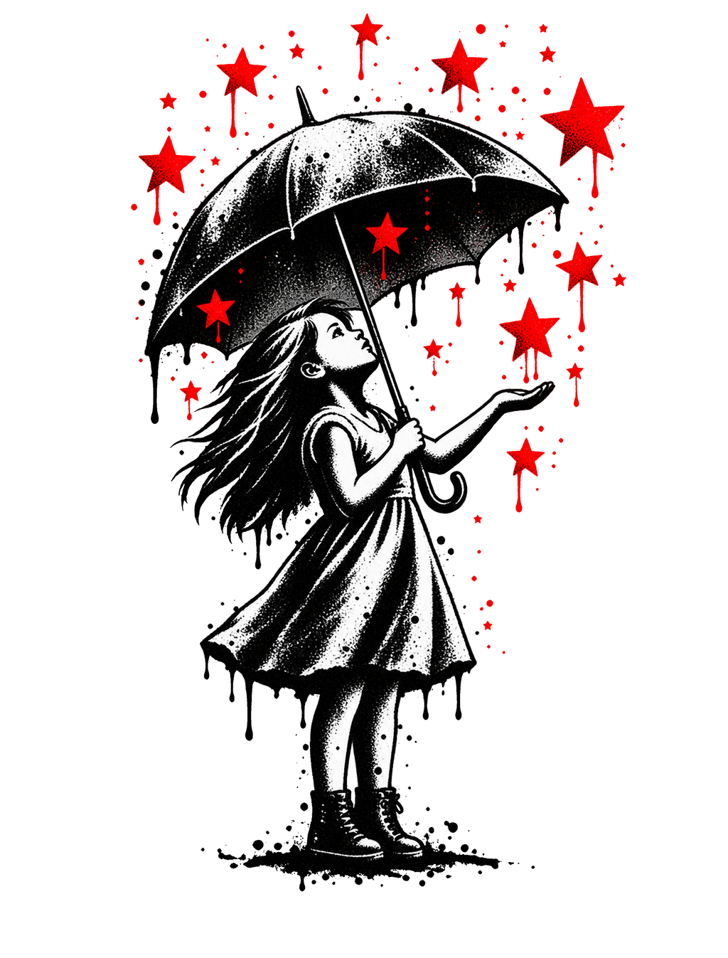 Camiseta Back Star Girl unisex