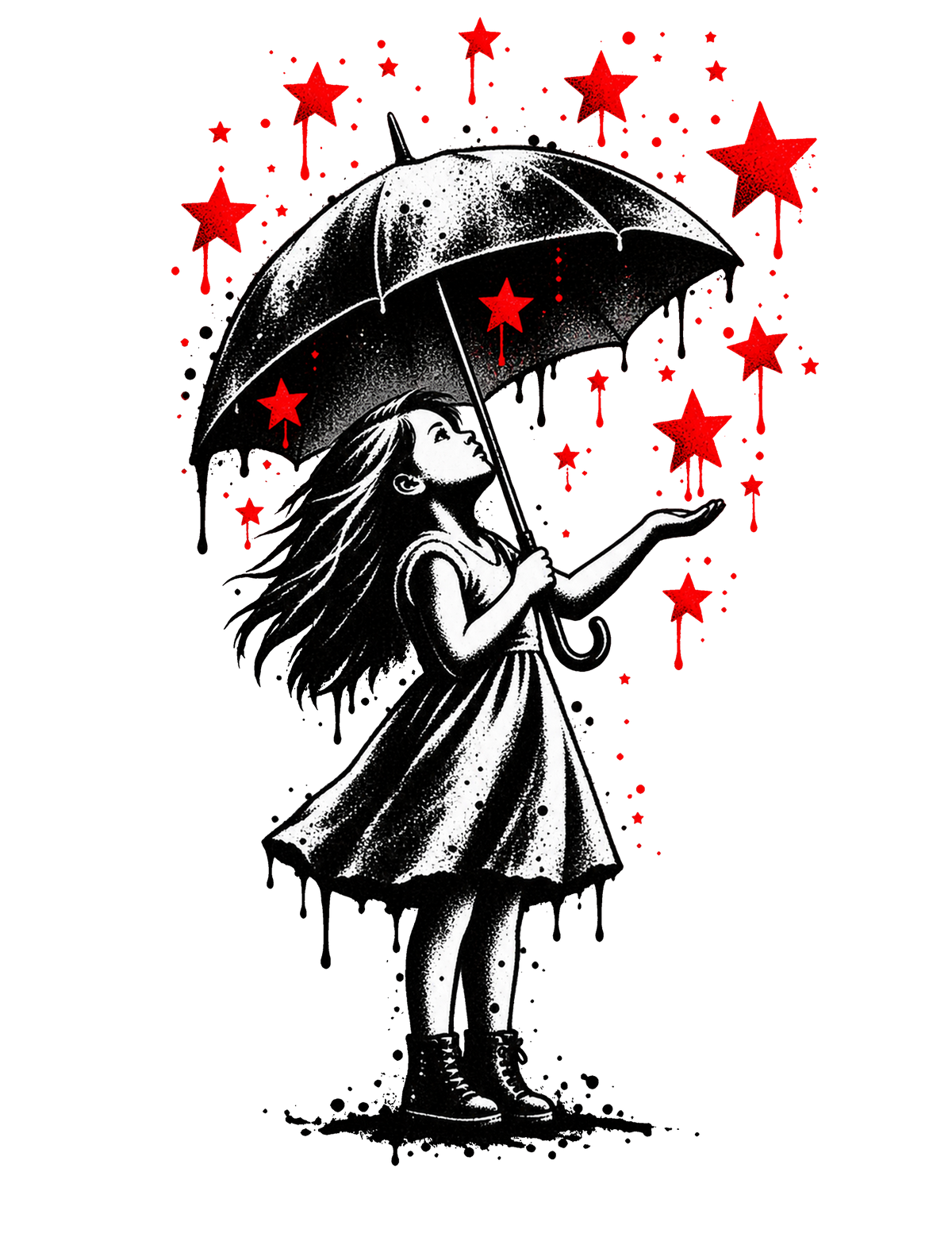 Camiseta Back Star Girl unisex