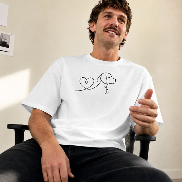 Camiseta Love Dog Line unisex