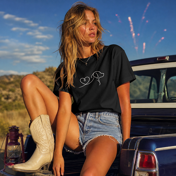 Camiseta Love Dog Line unisex