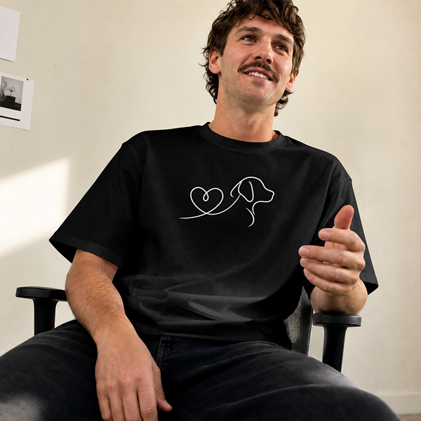 Camiseta Love Dog Line unisex