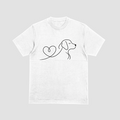 Camiseta Love Dog Line unisex