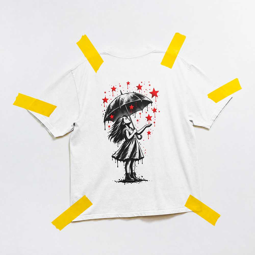 Camiseta Back Star Girl unisex