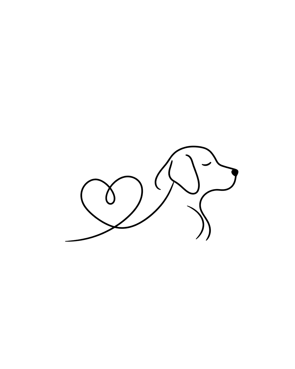 Camiseta Love Dog Line unisex